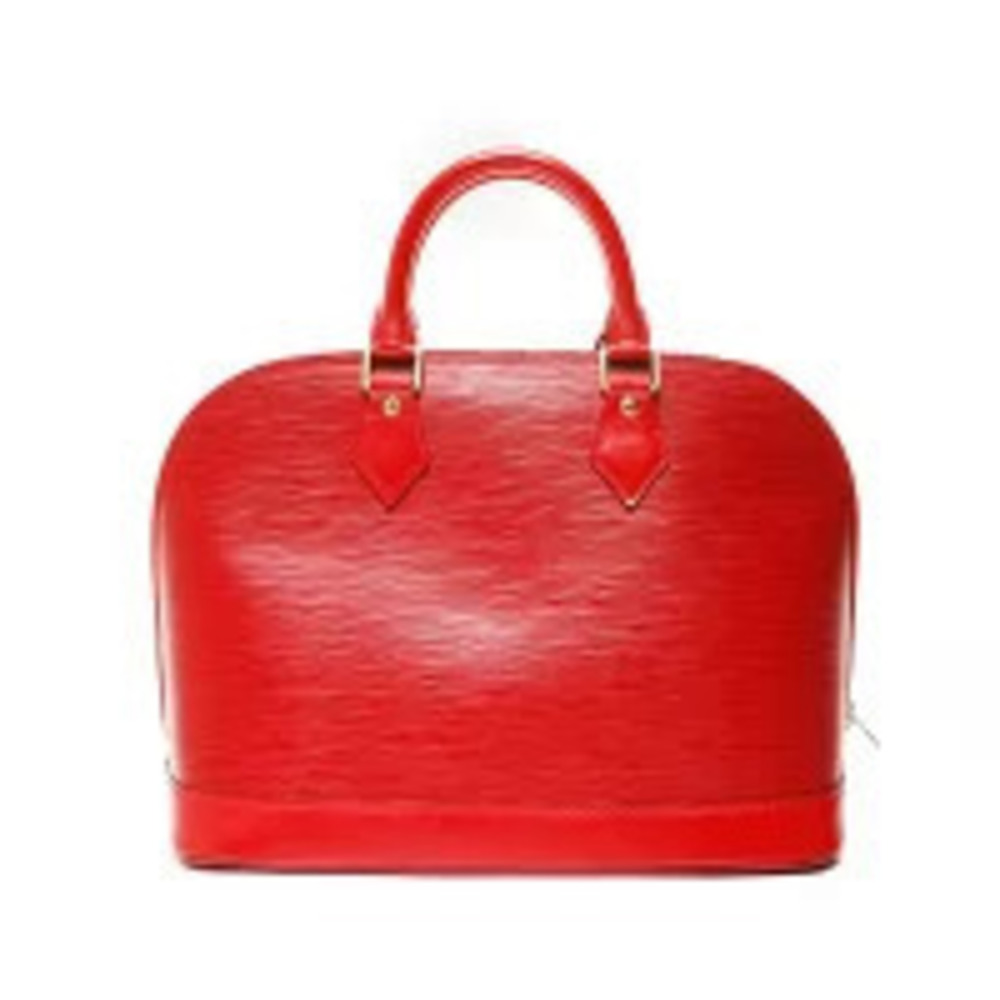 Louis Vuitton Alma Epi Handbag Red